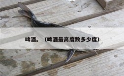 啤酒。（啤酒最高度数多少度）