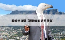 源赖光日语（源赖光日语罗马音）