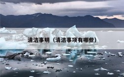 清洁事明（清洁事项有哪些）