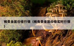 稀贵金属价格行情（稀有贵金属价格实时行情）