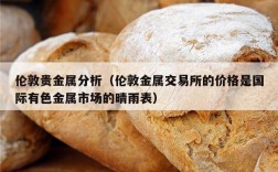 伦敦贵金属分析（伦敦金属交易所的价格是国际有色金属市场的晴雨表）