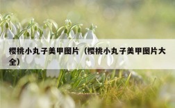 樱桃小丸子美甲图片（樱桃小丸子美甲图片大全）