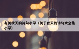有关秋天的诗句小学（关于秋天的诗句大全集小学）