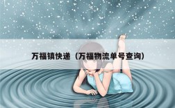 万福镇快递（万福物流单号查询）