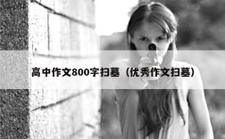 高中作文800字扫墓（优秀作文扫墓）